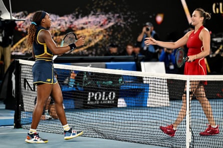 Aryna Sabalenka y Zheng Qinwen
