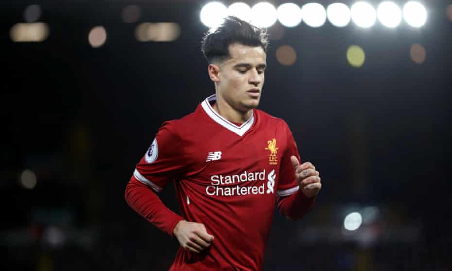 Philippe Coutinho has not featured for Liverpool since the game against Leicester City on 30 December.