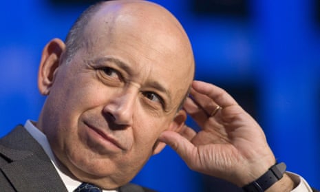 Lloyd Blankfein, CEO of Goldman Sachs.