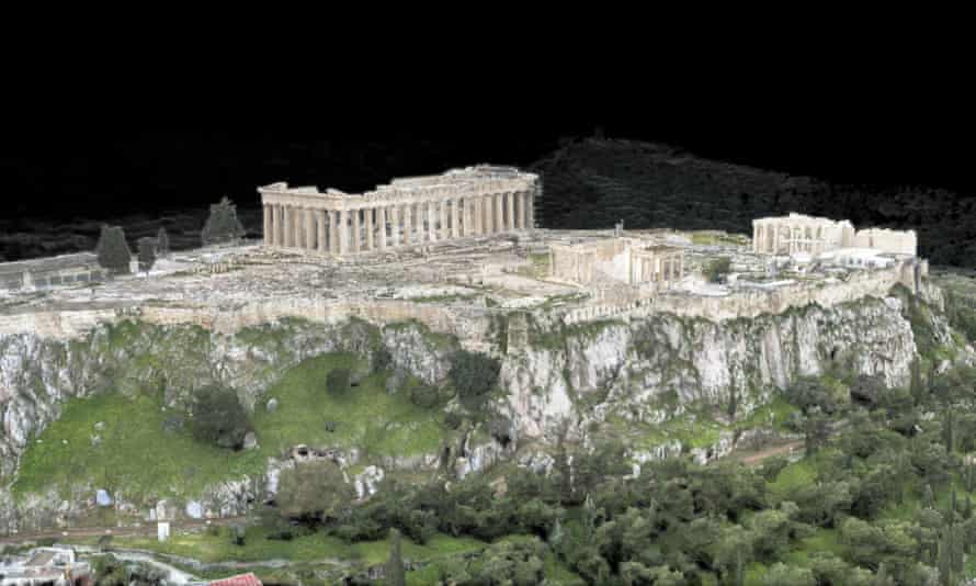 A scan of the Acropolis.