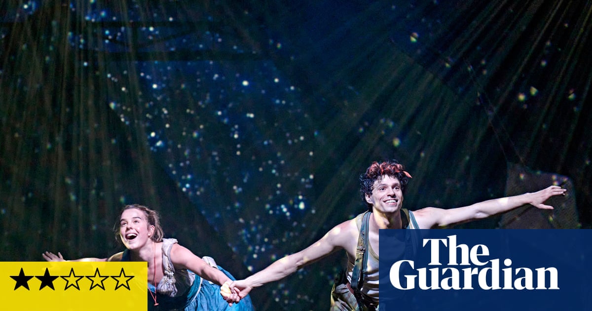 Wendy & Peter Pan review – sugar-rush spectacle with an awfully big hormonal hot-crush