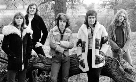 Spooky Tooth in 1973. (L-R) Chris Stewart, Gary Wright, Mike Harrison, Mick Jones and Bryson Graham.