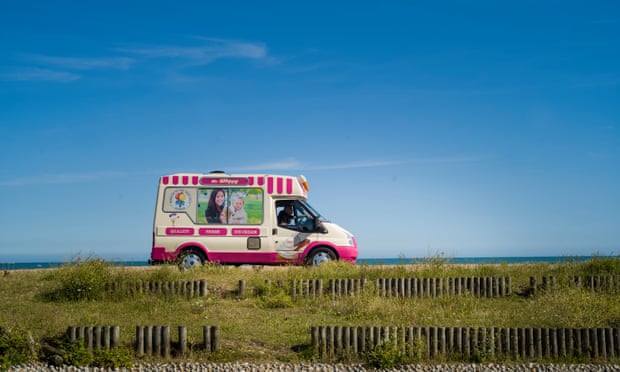 An ice-cream van