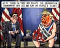 Ben Jennings on Andy Burnham’s meeting with Donald Trump – cartoon