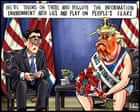 Ben Jennings on Andy Burnham’s meeting with Donald Trump – cartoon