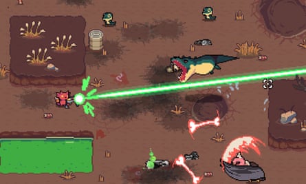 Captura de tela do videogame AK-xolotl.