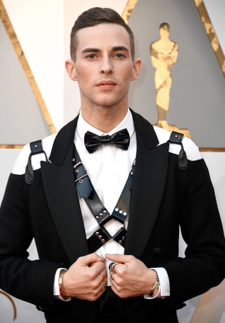 Ice skater Adam Rippon at the Oscars