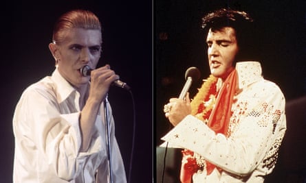 David Bowie and Elvis Presley.