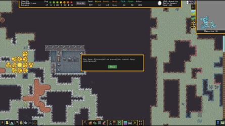 Dwarf Fortress video game screenshot.