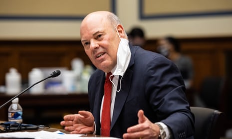 Postmaster General Louis DeJoy has faced scrutiny over the last year due to the reform effort that slowed mail service for the 2020 election.