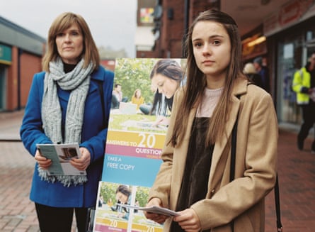 Siobhan Finneran and Molly Wright in Apostasy