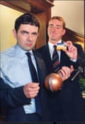 Rowan Atkinson appeared in Barclaycard ads in the 1980s and 90s.