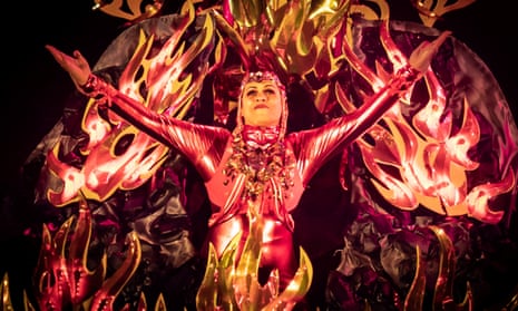 A carnival dancer performing The Awakening in Leeds, which celebrates the city's cultural past, present and future at the start of Leeds Year of Culture 2023. 