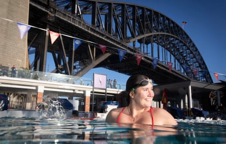 Guardian reporter Caitlin Cassidy has a swim in the reopened North Sydney pool