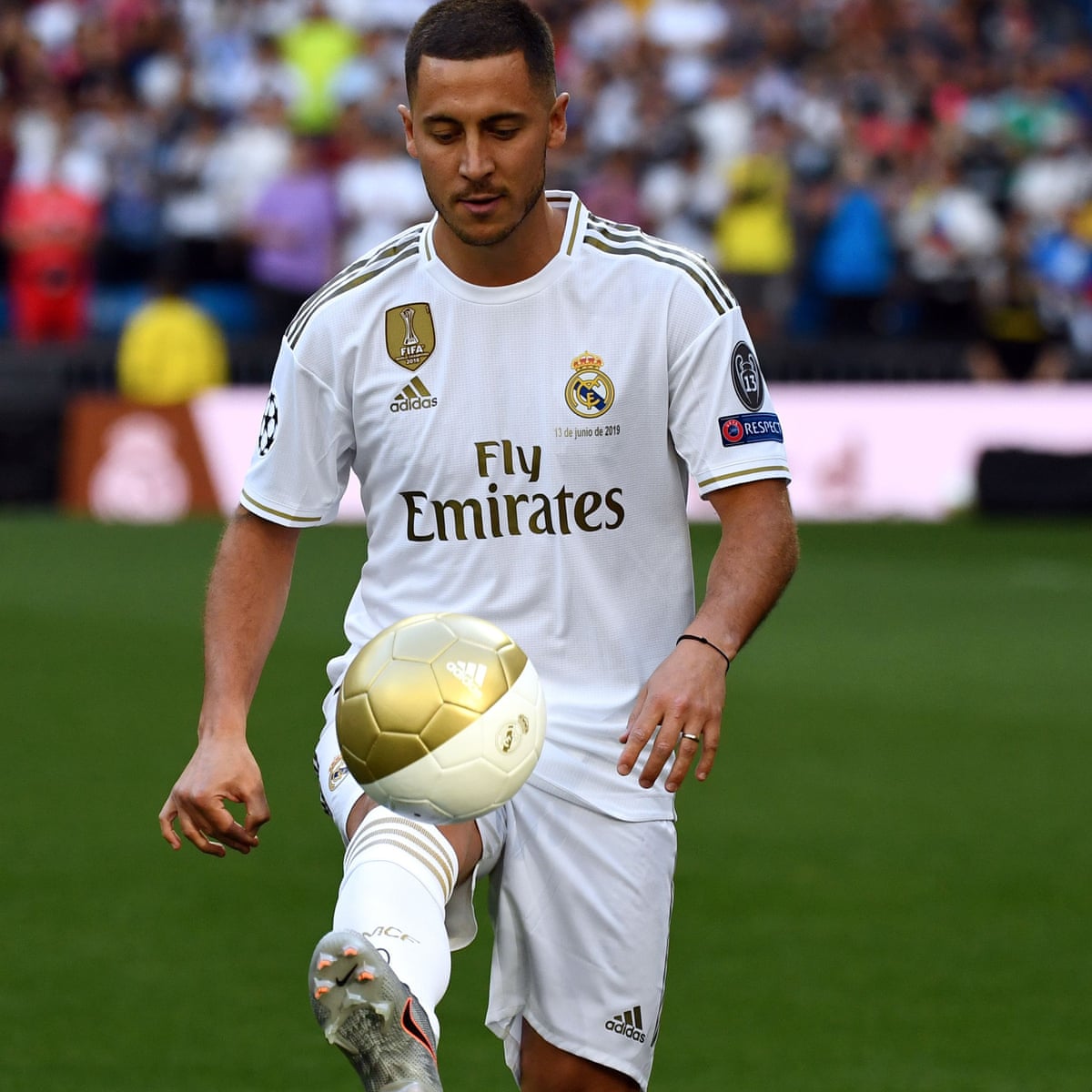 Eden Hazard Fulfils His Dream Of A Lifetime With Real Madrid Move Eden Hazard The Guardian