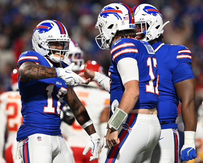 NFL week nine: Bills take down Chiefs, Jaguars edge Raiders in OT thriller – as it happened