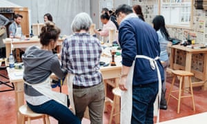 Safety in numbers: repair workshops are social gatherings and aim to give you the confidence to tackle basic jobs yourself.