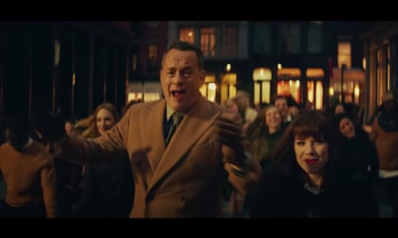 Tom Hanks in the music video for Carly Rae Jepsen’s I Really Like You.