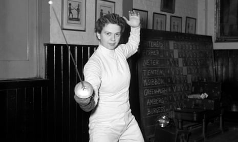 Gillian Sheen gained her gold medal in the first Olympics to use electronic scoring apparatus, which gave her confidence that judging would be fair.