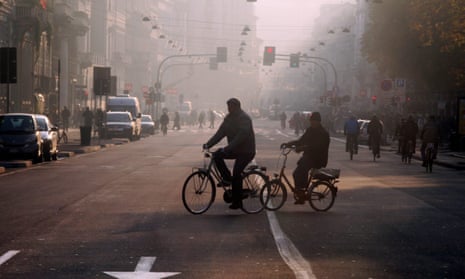 Pollution in Milan.