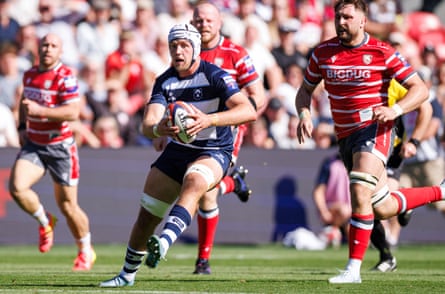 Bristol Bears' Fitz Harding in action against Gloucester in September