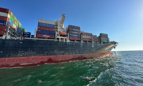 First cargo ship leaves Ukraine port since end of grain deal despite Russian threats | Ukraine | The Guardian