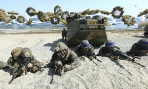 US and South Korean troops take part in a military exercise at Pohang in 2016. 4987.jpg?width=300&quality=85&auto=forma