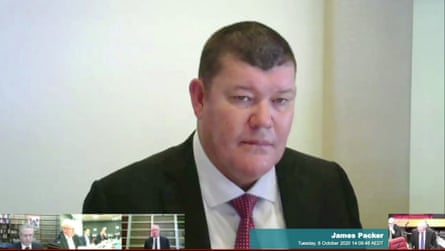 James Packer at the NSW casino inquiry.
