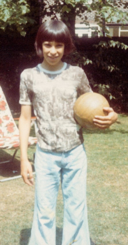 ‘I’m one of the lucky ones’ … Simon at home in Manchester, aged 11