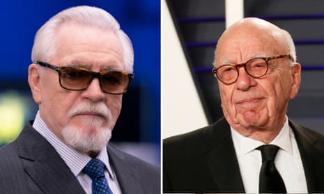Spot the difference: Logan Roy and Rupert Murdoch