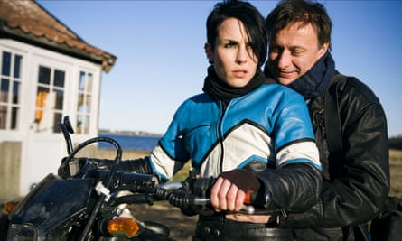 Rapace with Michael Nyqvist in The Girl With the Dragon Tattoo.