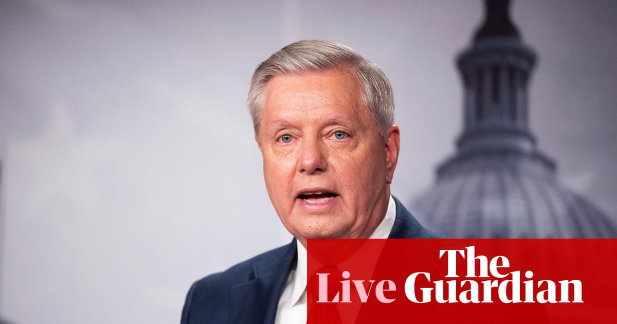 Trump praises Lindsey Graham as ‘one of the greatest people I have ever known’ after senator dies of sudden illness – live