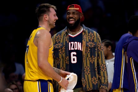 Luka Dončić will one day take the torch from LeBron James as the Lakers’ franchise talisman.
