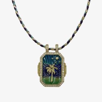 Palm Tree pendant necklace
