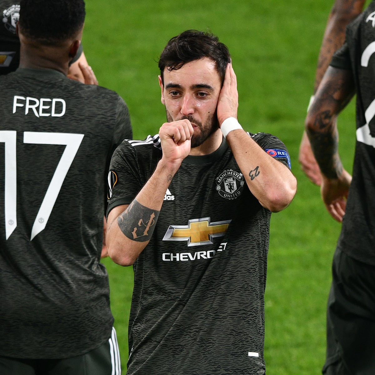 Bruno Fernandes At The Double As Manchester United Rout Real Sociedad Europa League The Guardian