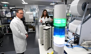 Health minister Greg Hunt on a visit to the Walter and Eliza Hall Institute of Medical Research in Melbourne last year