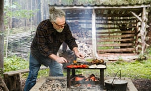 Chef Chris Bax: ‘A cooking fire doesn’t just add heat; it adds flavour’.