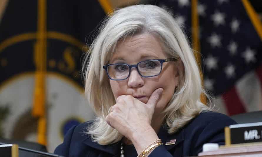 Liz Cheney during a January 6 select committee hearing at the Capitol last week.