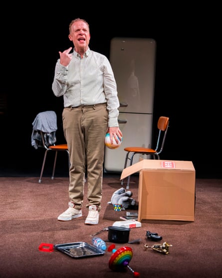 Sarah review – pungent story of self-destruction | Theatre 2 Jonathan Slinger in Sarah at the Coronet theatre.