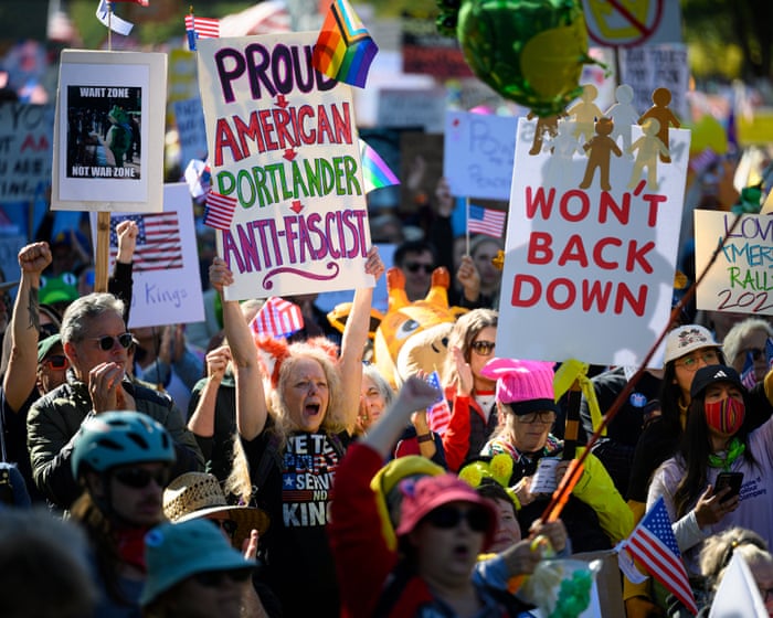 US civic health rating downgraded after year of ‘restrictive‘ Trump actions | First Thing