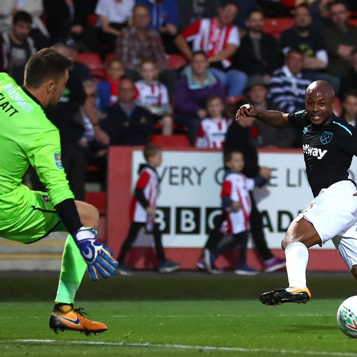 Cheltenham 0 2 West Ham Carabao Cup Second Round As It Happened Football The Guardian