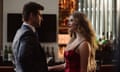 Dounble trouble … Parker Young and Sasha Pieterse in The Image of You.