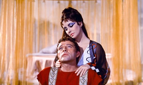 Elizabeth Taylor and Richard Burton in Cleopatra (1963)