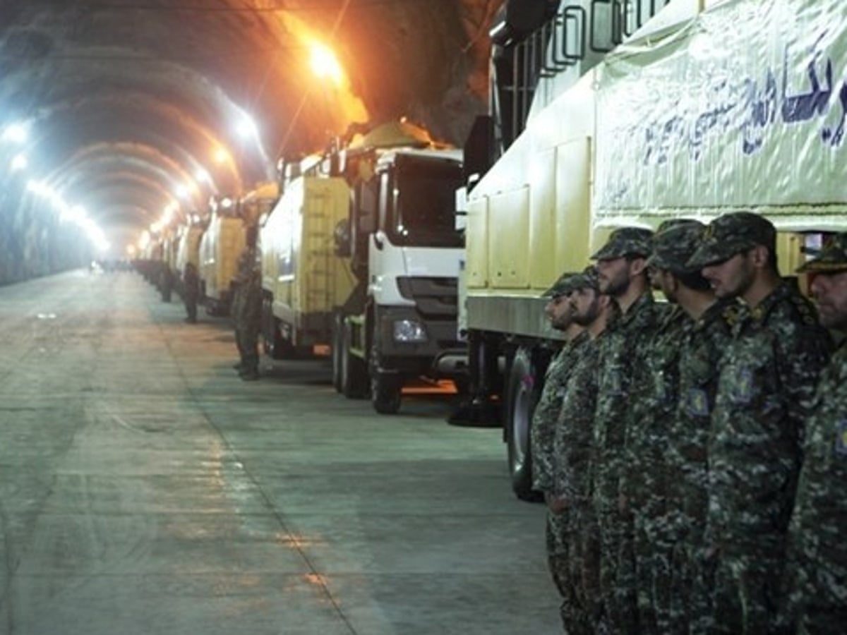 Iran reveals huge underground missile base with broadcast on state TV | Iran | The Guardian