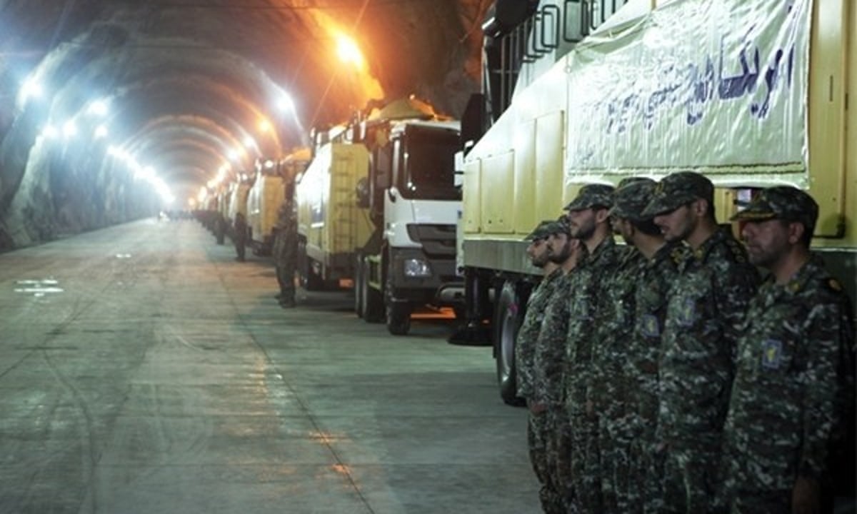 Iran's huge underground missile depot shown on state TV – video | World news | The Guardian
