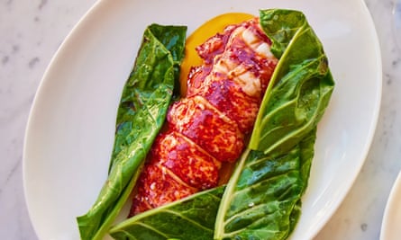 Lobsters with chard in Dorian.