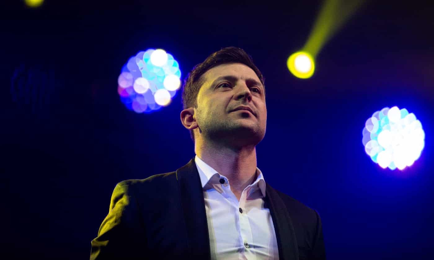 Volodymyr Zelenskiy in March 2019, weeks before becoming Ukraine’s president.