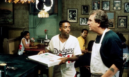 Spike Lee and Danny Aiello in Do the Right thing.