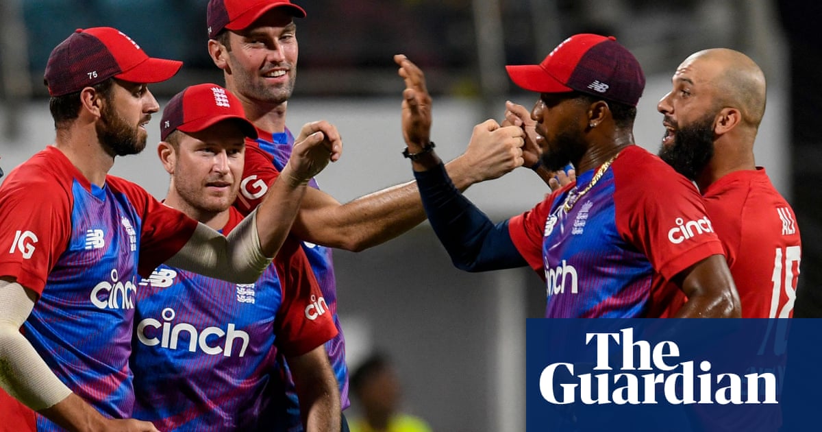 Jason Roy gives England platform to survive West Indies’ late surge