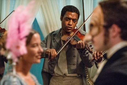 Chiwetel Ejiofor as Solomon Northup in 12 Years a Slave, adapted from Northrup’s 1853 memoir.